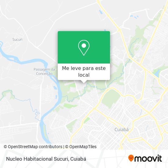 Nucleo Habitacional Sucuri mapa
