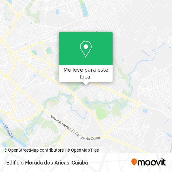 Edificio Florada dos Aricas mapa