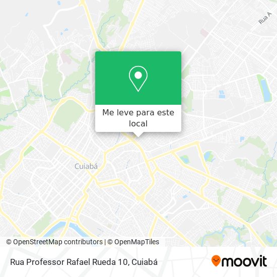 Rua Professor Rafael Rueda 10 mapa