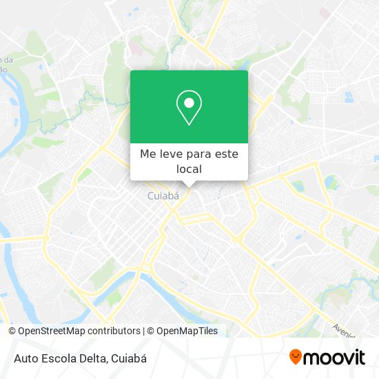 Auto Escola Delta mapa
