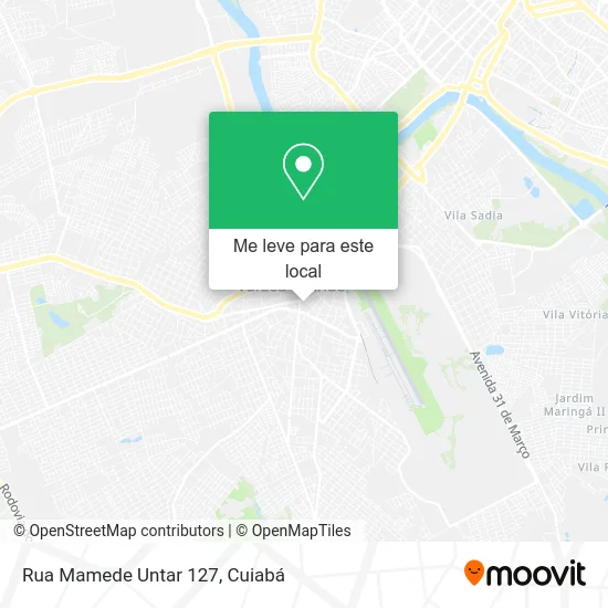 Rua Mamede Untar 127 mapa