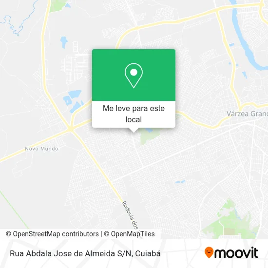 Rua Abdala Jose de Almeida S/N mapa
