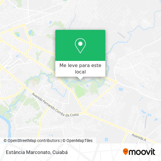 Estância Marconato mapa