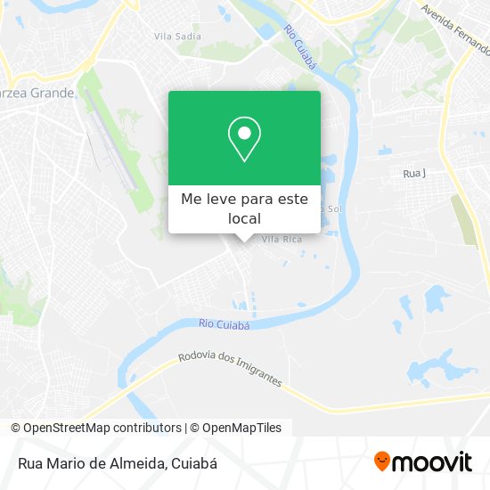 Rua Mario de Almeida mapa