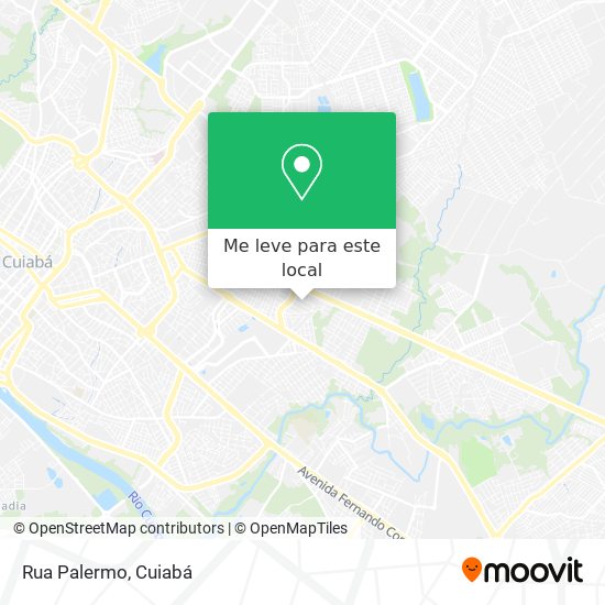 Rua Palermo mapa