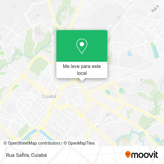 Rua Safira mapa