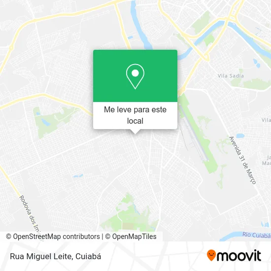 Rua Miguel Leite mapa