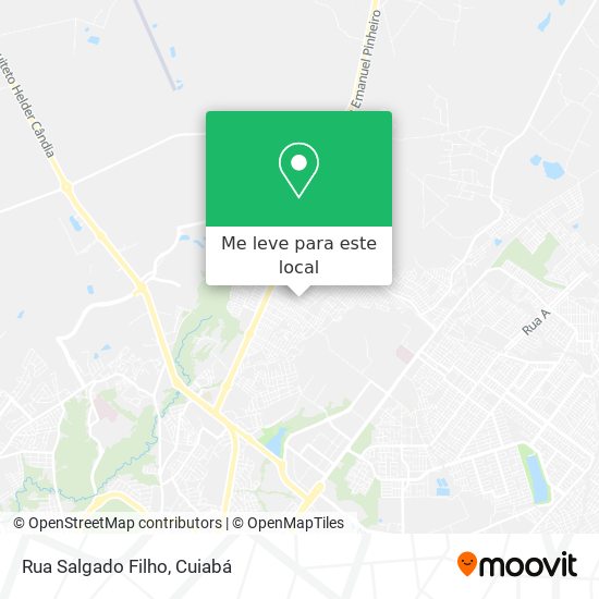 Rua Salgado Filho mapa