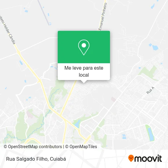 Rua Salgado Filho mapa