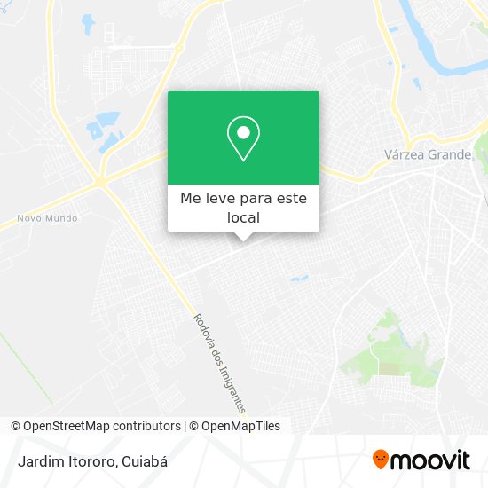 Jardim Itororo mapa