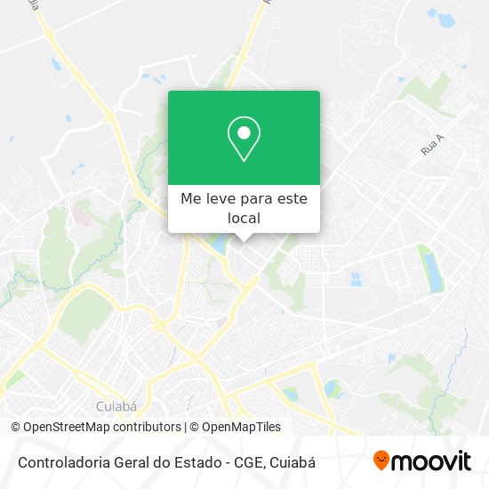 Controladoria Geral do Estado - CGE mapa