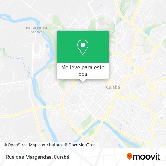 Rua das Margaridas mapa