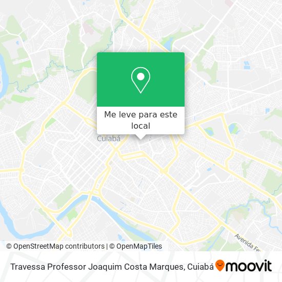 Travessa Professor Joaquim Costa Marques mapa