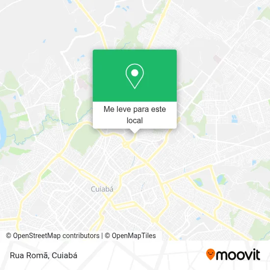Rua Romã mapa