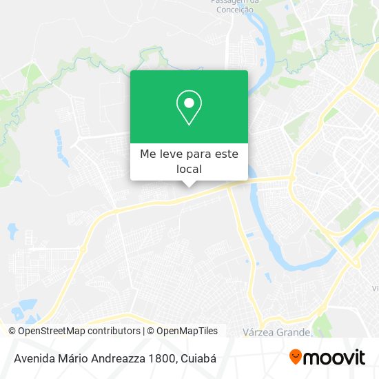 Avenida Mário Andreazza 1800 mapa