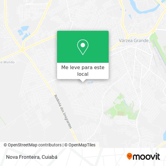 Nova Fronteira mapa