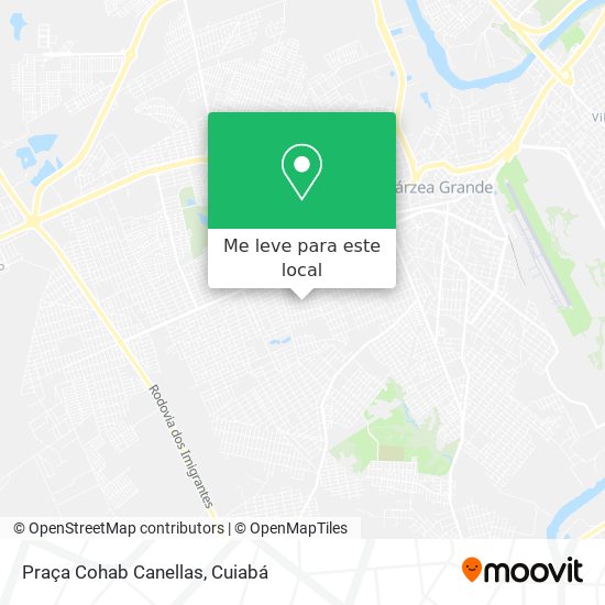 Praça Cohab Canellas mapa