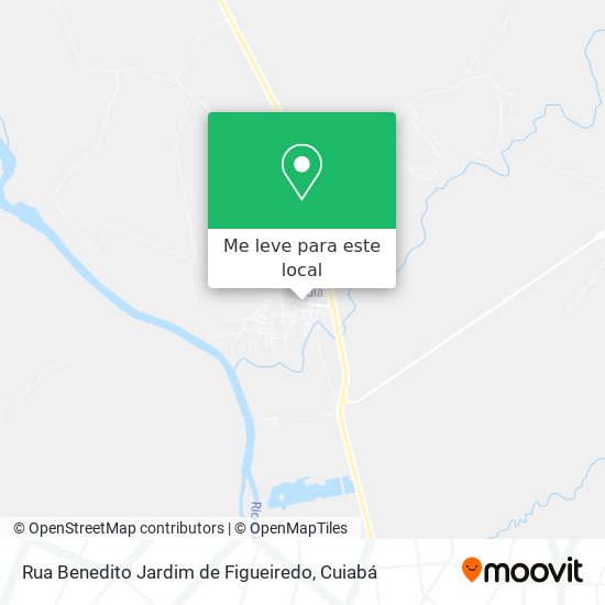 Rua Benedito Jardim de Figueiredo mapa