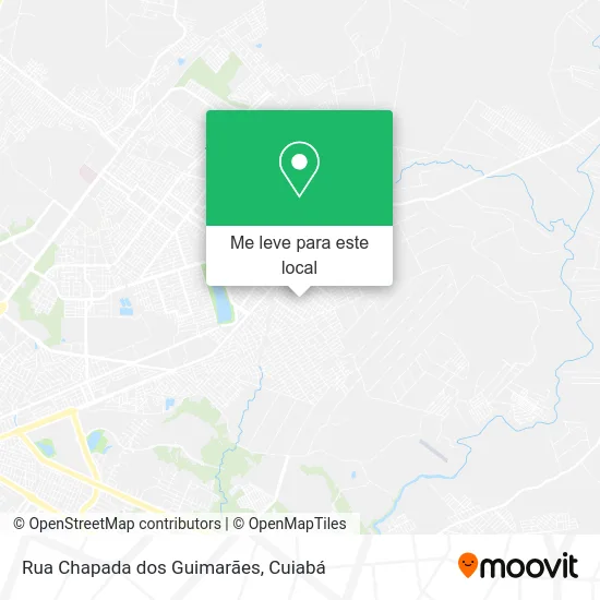 Rua Chapada dos Guimarães mapa