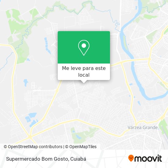 Supermercado Bom Gosto mapa
