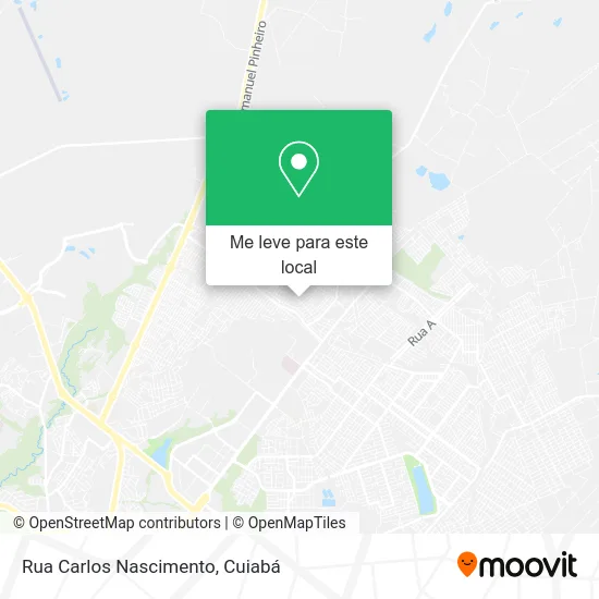 Rua Carlos Nascimento mapa