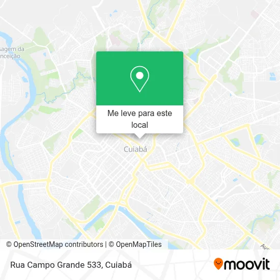 Rua Campo Grande 533 mapa
