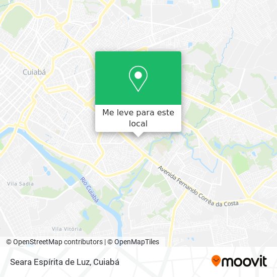 Seara Espírita de Luz mapa