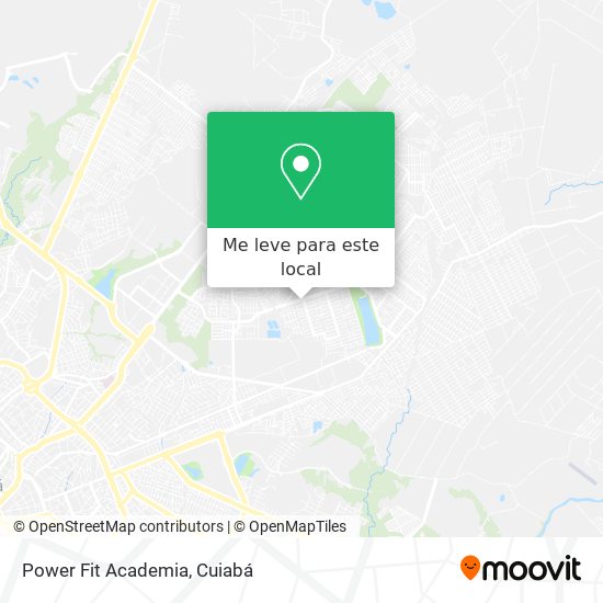 Power Fit Academia mapa