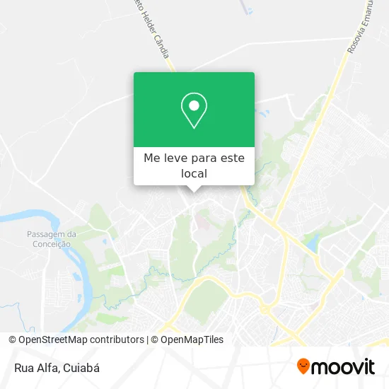 Rua Alfa mapa
