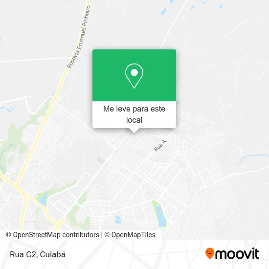 Rua C2 mapa