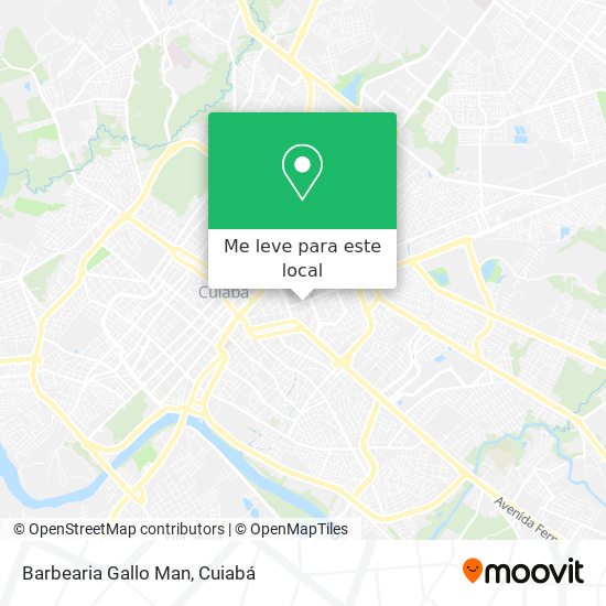 Barbearia Gallo Man mapa