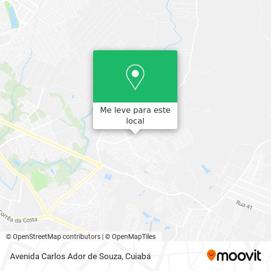 Avenida Carlos Ador de Souza mapa
