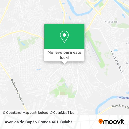 Avenida do Capão Grande 401 mapa