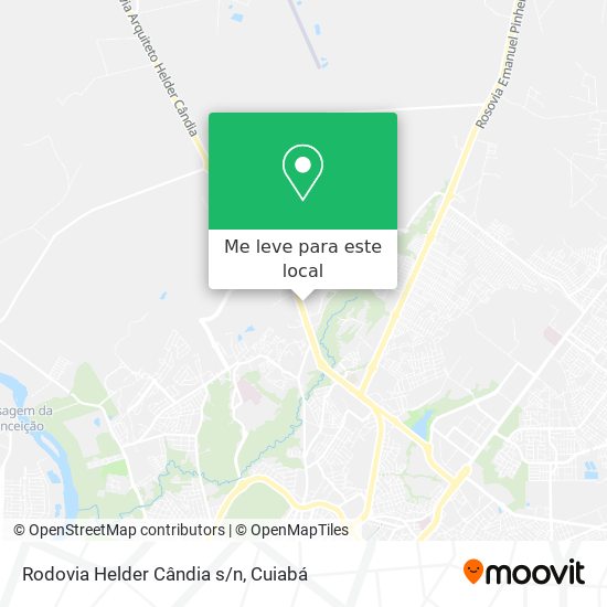 Rodovia Helder Cândia s/n mapa
