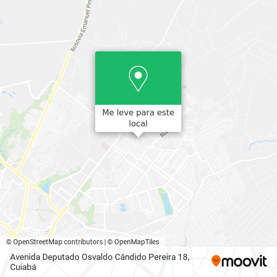 Avenida Deputado Osvaldo Cândido Pereira 18 mapa