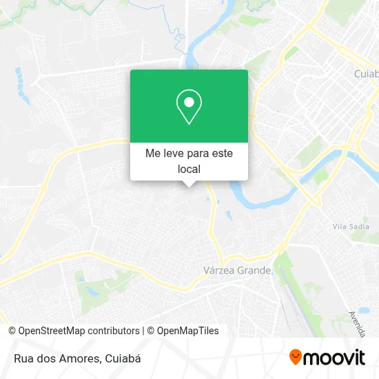 Rua dos Amores mapa