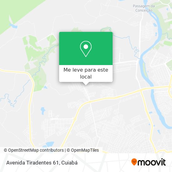 Avenida Tiradentes 61 mapa