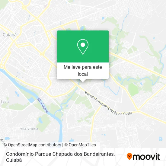 Condomínio Parque Chapada dos Bandeirantes mapa