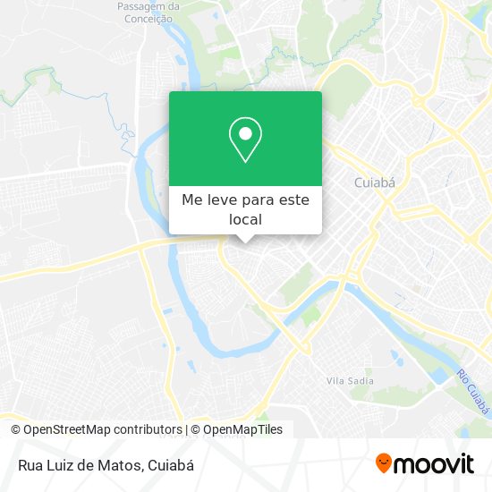 Rua Luiz de Matos mapa