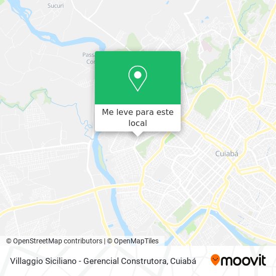 Villaggio Siciliano - Gerencial Construtora mapa