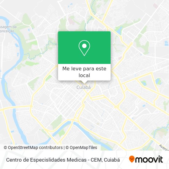 Centro de Especislidades Medicas - CEM mapa