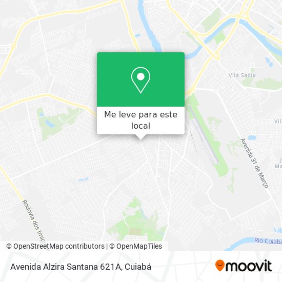 Avenida Alzira Santana 621A mapa