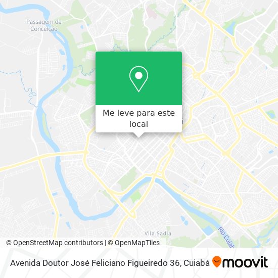 Avenida Doutor José Feliciano Figueiredo 36 mapa