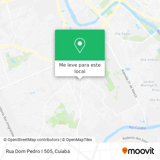 Rua Dom Pedro I 505 mapa