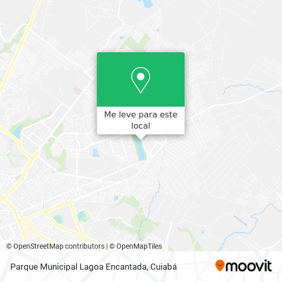 Parque Municipal Lagoa Encantada mapa