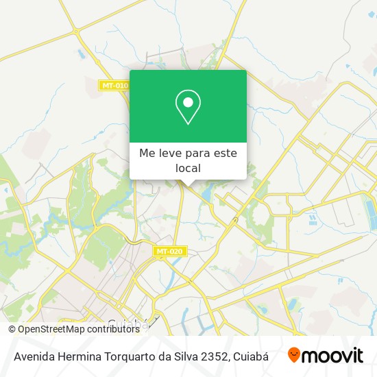 Avenida Hermina Torquarto da Silva 2352 mapa