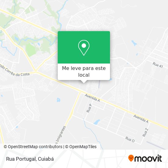 Rua Portugal mapa