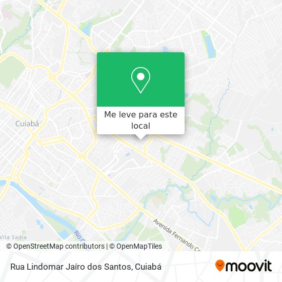 Rua Lindomar Jaíro dos Santos mapa