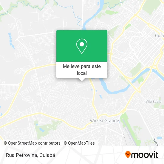 Rua Petrovina mapa