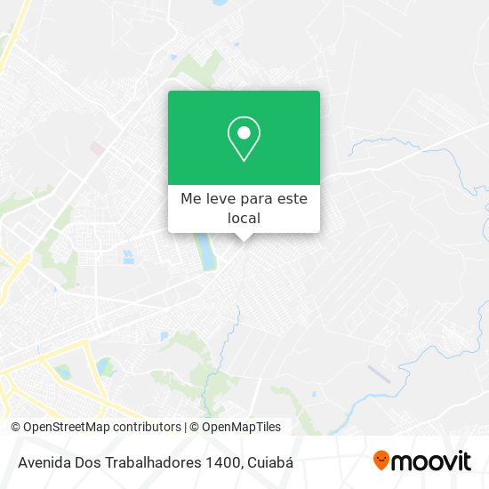 Avenida Dos Trabalhadores 1400 mapa